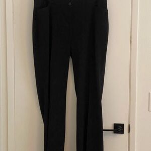 Lane Bryant Classic Trouser Black Straight Leg Pants size 16